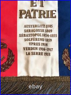 Réduction d'étendard du 3°RA WW2, 32°DI, 1°Armée, opération Dynamo, France 1940