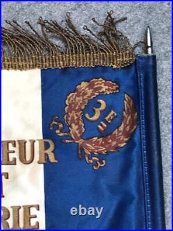 Réduction d'étendard du 3°RA WW2, 32°DI, 1°Armée, opération Dynamo, France 1940