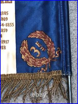 Réduction d'étendard du 3°RA WW2, 32°DI, 1°Armée, opération Dynamo, France 1940