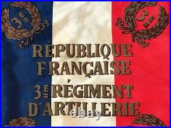 Réduction d'étendard du 3°RA WW2, 32°DI, 1°Armée, opération Dynamo, France 1940