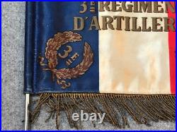 Réduction d'étendard du 3°RA WW2, 32°DI, 1°Armée, opération Dynamo, France 1940