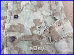 Relique de blouse camouflée feldivision luftwaffe Normandie 1944