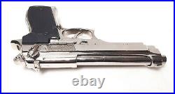 Réplique Beretta 92 F 9mm Denix 1254NQ CHROME pistolet FACTICE 1975