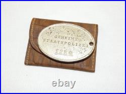 Repro plaque staatpolizei allemande almd wh heer 39 45 wwii ww2