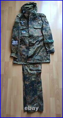 Reproduction d'une tunique allemande et pant à pois M44 WW2 (tarnjack)