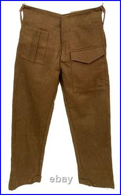 Reproduction d'uniforme de combat de pantalons britanniques 37 motifs