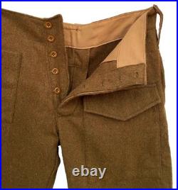 Reproduction d'uniforme de combat de pantalons britanniques 37 motifs