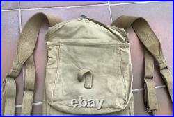 Sac À Dos Mle 1928 Avec Pochette À Gamelle Us Army Ww2 100% Original Occasion