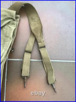 Sac À Dos Mle 1928 Avec Pochette À Gamelle Us Army Ww2 100% Original Occasion