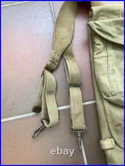 Sac À Dos Mle 1928 Avec Pochette À Gamelle Us Army Ww2 100% Original Occasion