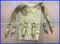 Sac À Dos Mle 1928 Avec Pochette À Gamelle Us Army Ww2 100% Original Occasion