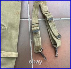 Sac À Dos Mle 1928 Avec Pochette À Gamelle Us Army Ww2 100% Original Occasion