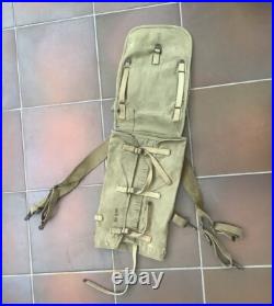 Sac À Dos Mle 1928 Avec Pochette À Gamelle Us Army Ww2 100% Original Occasion