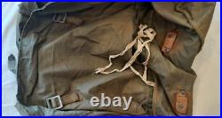 Sac à dos Allemand Pilote Luftwaffe Kleidersack Afrika Korps AK ORIGINAL WWII