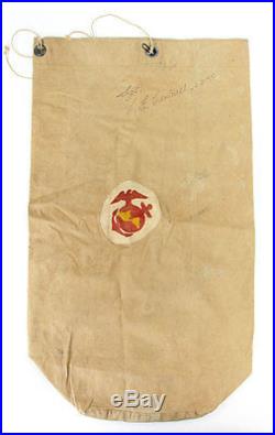 Sac à paquetage USMC, 4ème Division US WW2 (matériel original)