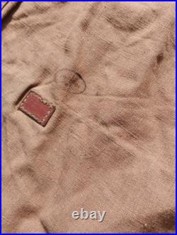 Sac à paquetage cavalerie toile cachou daté 1943 militaria WW2