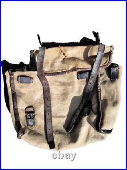 Sac inférieur modéle 1935 écrit Nom 136 RIF Mouzon Délavé complet poilu 1940 WW2