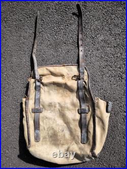 Sac inférieur modéle 1935 écrit Nom 136 RIF Mouzon Délavé complet poilu 1940 WW2