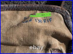Sac inférieur modéle 1935 écrit Nom 136 RIF Mouzon Délavé complet poilu 1940 WW2