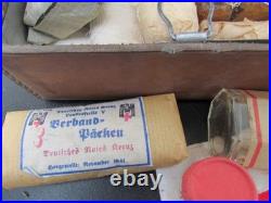Sacoche De Médecin Heer Ww2 Original 39-45 Infirmier Landser Médical Sacoche De Médecin Heer Ww2 Original 39-45 Infirmier Landser Médical