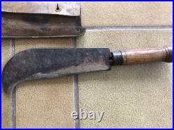 Serpe + étui cuir Français ww1 ww2 France 1940 outil