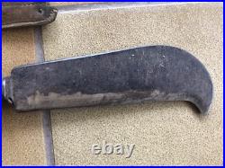 Serpe + étui cuir Français ww1 ww2 France 1940 outil