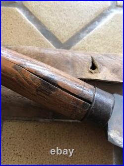 Serpe + étui cuir Français ww1 ww2 France 1940 outil