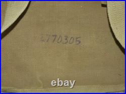 Small pack anglais 1943 camouflé et matriculé ORIGINAL BRITANNIQUE WWII WW2