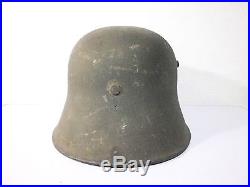 Stahlhelm 1917 feldgrau casque à pointe Prussien Allemand Verdun 14-18 39-45