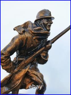 Statue de Poilu 1ère guerre 38 cm