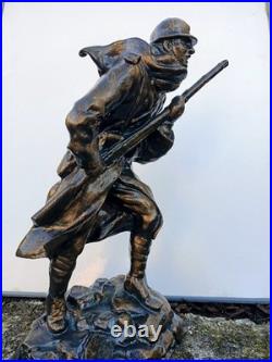 Statue de Poilu 1ère guerre 38 cm