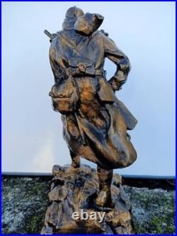 Statue de Poilu 1ère guerre 38 cm