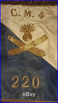 Super fanion 220 RI compagnie de mitrailleur Maginot Alsace 1940