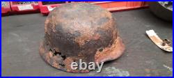 Superbe Casque Allemand De Fouille Militaria 39 45