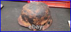 Superbe Casque Allemand De Fouille Militaria 39 45