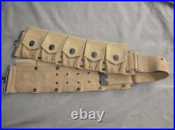 Superbe Ceinturon Cartouchière Springfield M1914 US 1GM et 2GM 100% original