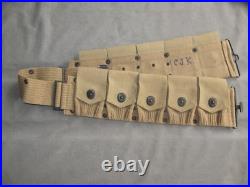 Superbe Ceinturon Cartouchière Springfield M1914 US 1GM et 2GM 100% original