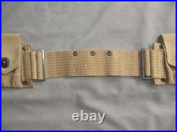 Superbe Ceinturon Cartouchière Springfield M1914 US 1GM et 2GM 100% original