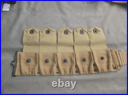 Superbe Ceinturon Cartouchière Springfield M1914 US 1GM et 2GM 100% original
