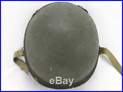 Superbe casque américain US M1 1944 COMPLET MILITARIA ORIGINAL US WWII 39 45
