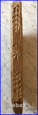 TRAVAIL DE SOLDAT SP82 SEPTbre 1939 BOIS SCULPTÉ SECTEUR POSTAL 82