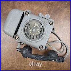 Téléphone bunker allemand Funke & Huster industriel 11 Kg Guerre Militaria