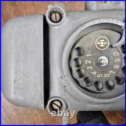 Téléphone bunker allemand Funke & Huster industriel 11 Kg Guerre Militaria
