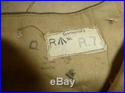 Tenue Battle Dress Pattern 1940 drap laine kaki soldat anglais Tommy 1939-1945