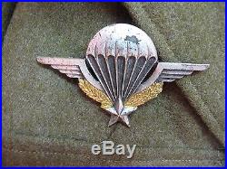 Tenue du 1er régiment de parachutiste d'infanterie de marine 1948. Indochine