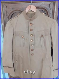 Tirailleurs Vareuse en toile sable de sous-officier de tirailleur année 1938