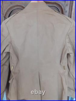 Tirailleurs Vareuse en toile sable de sous-officier de tirailleur année 1938