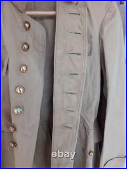 Tirailleurs Vareuse en toile sable de sous-officier de tirailleur année 1938