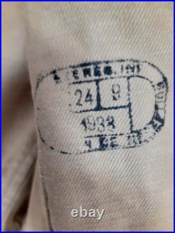 Tirailleurs Vareuse en toile sable de sous-officier de tirailleur année 1938