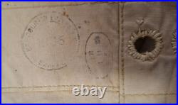 Toile De Tente Francaise Modele 35 Avec Rubans France 40 Datee 1935
